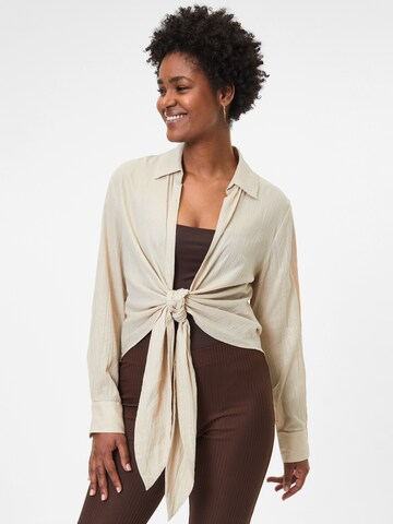 Mes Demoiselles Blouse in Beige: front