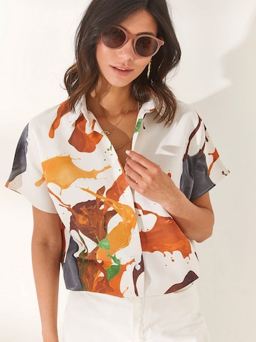 olalook Bluse i brun: forside