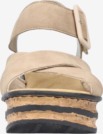 Sandales Rieker en beige