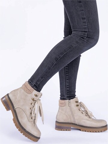 Palado Ankle Boots 'Lipsi short' in Beige: predná strana