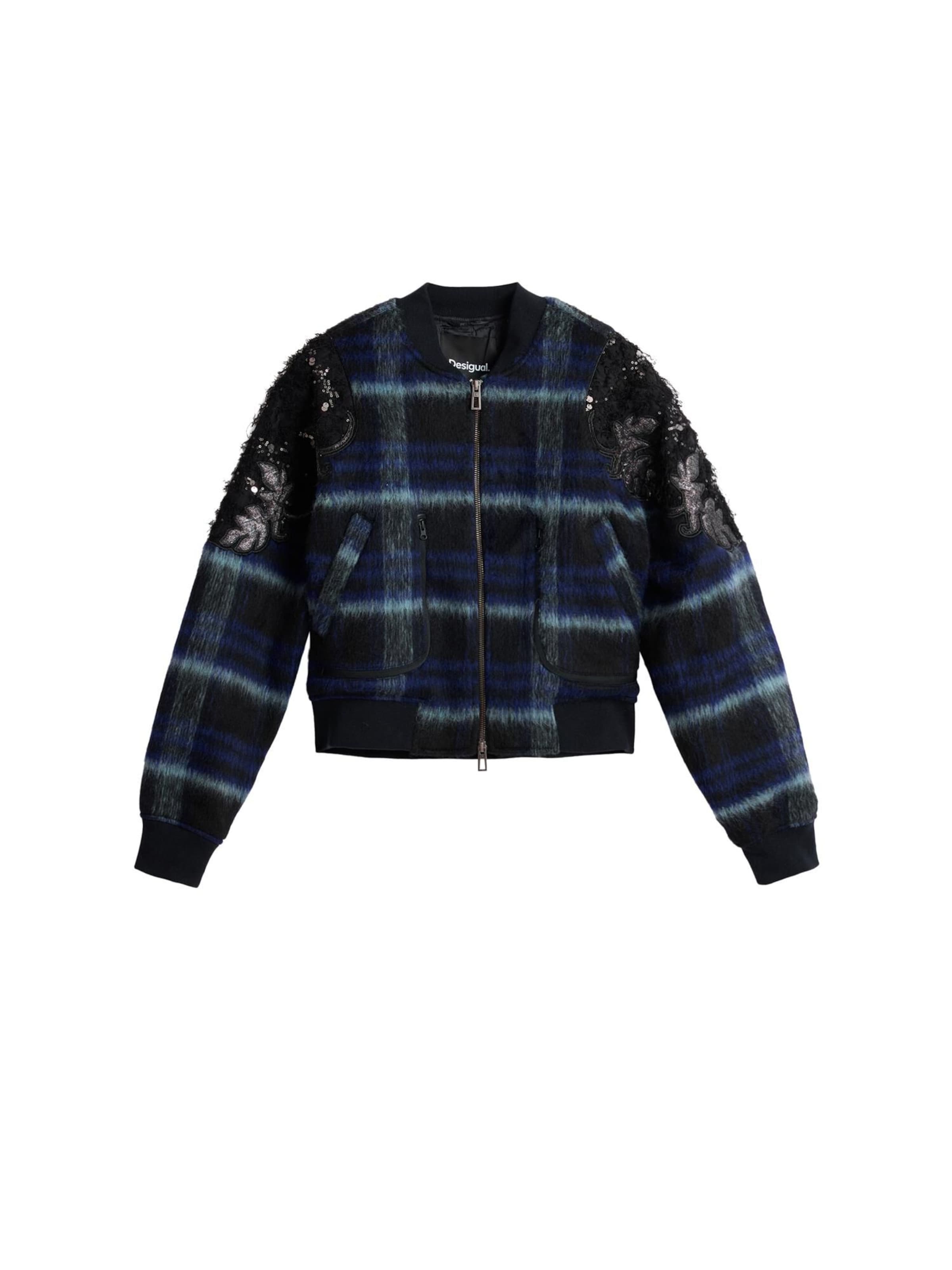 Desigual Tussenjas in Zwart: voorkant