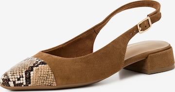 Ballerines Tamaris en marron : devant