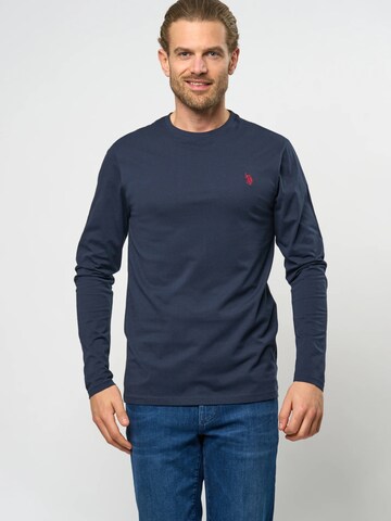 U.S. POLO ASSN. Shirt 'Brolin' in Blauw: voorkant