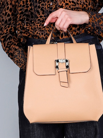 Zaino di CAFè NOIR in beige: frontale