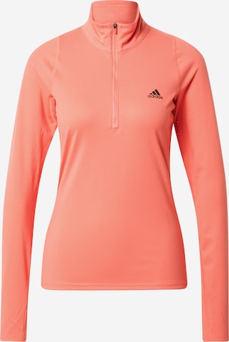 ADIDAS PERFORMANCE - Sweatshirt de desporto em rosa: frente