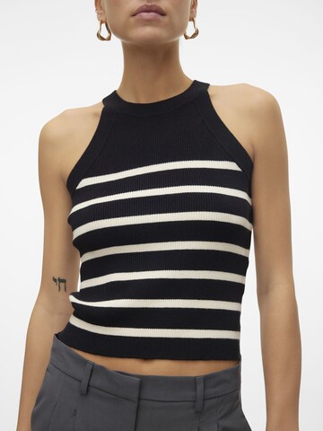 VERO MODA Gebreide top 'SABA' in Zwart