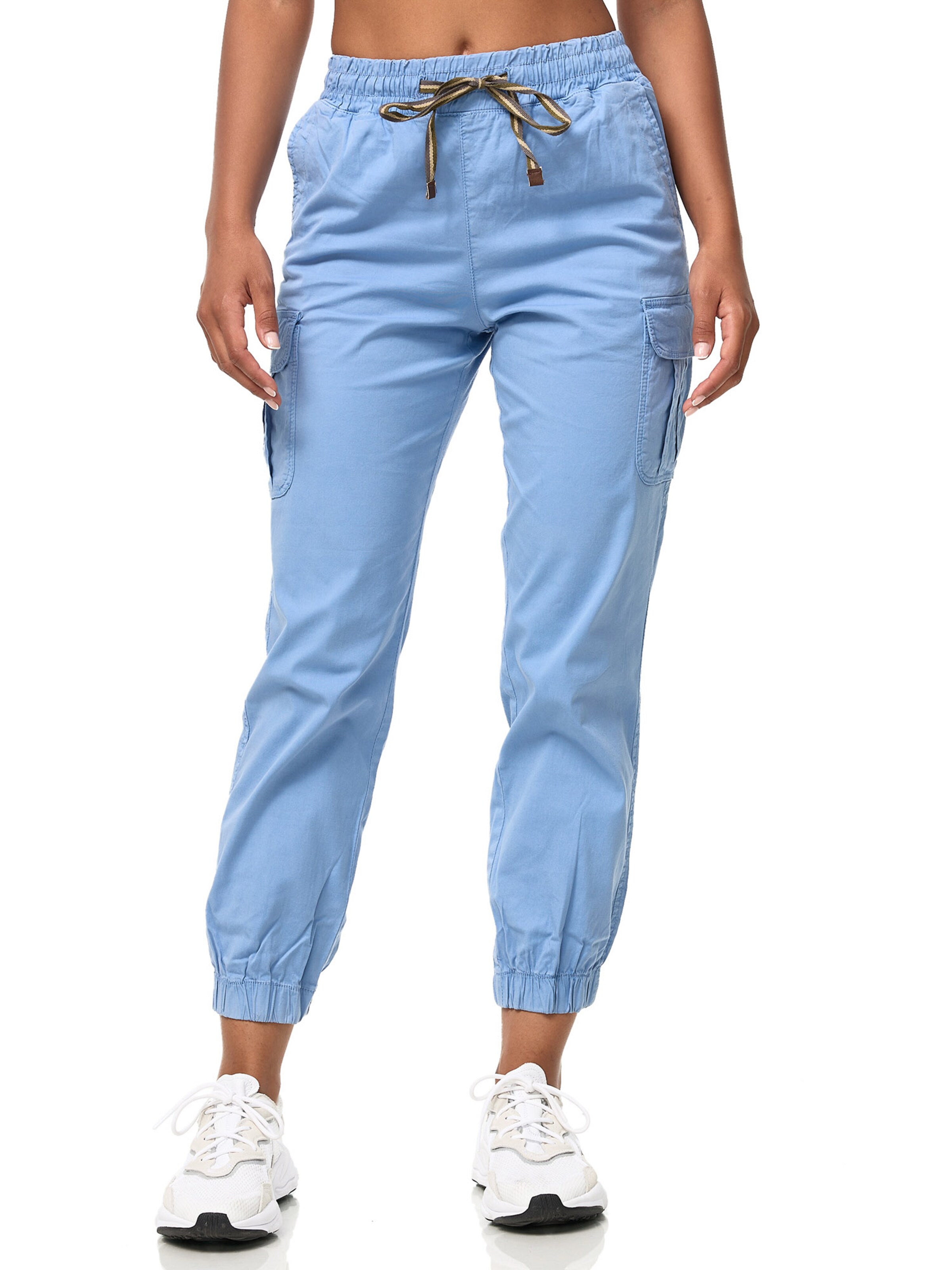 Tazzio Cargohose 'F600'‌‌‌ in Blau: Vorderseite