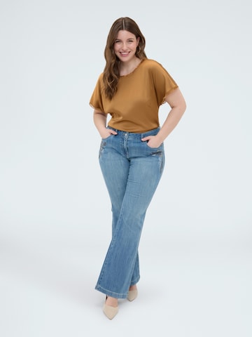 Camicia da donna di Fiorella Rubino in marrone