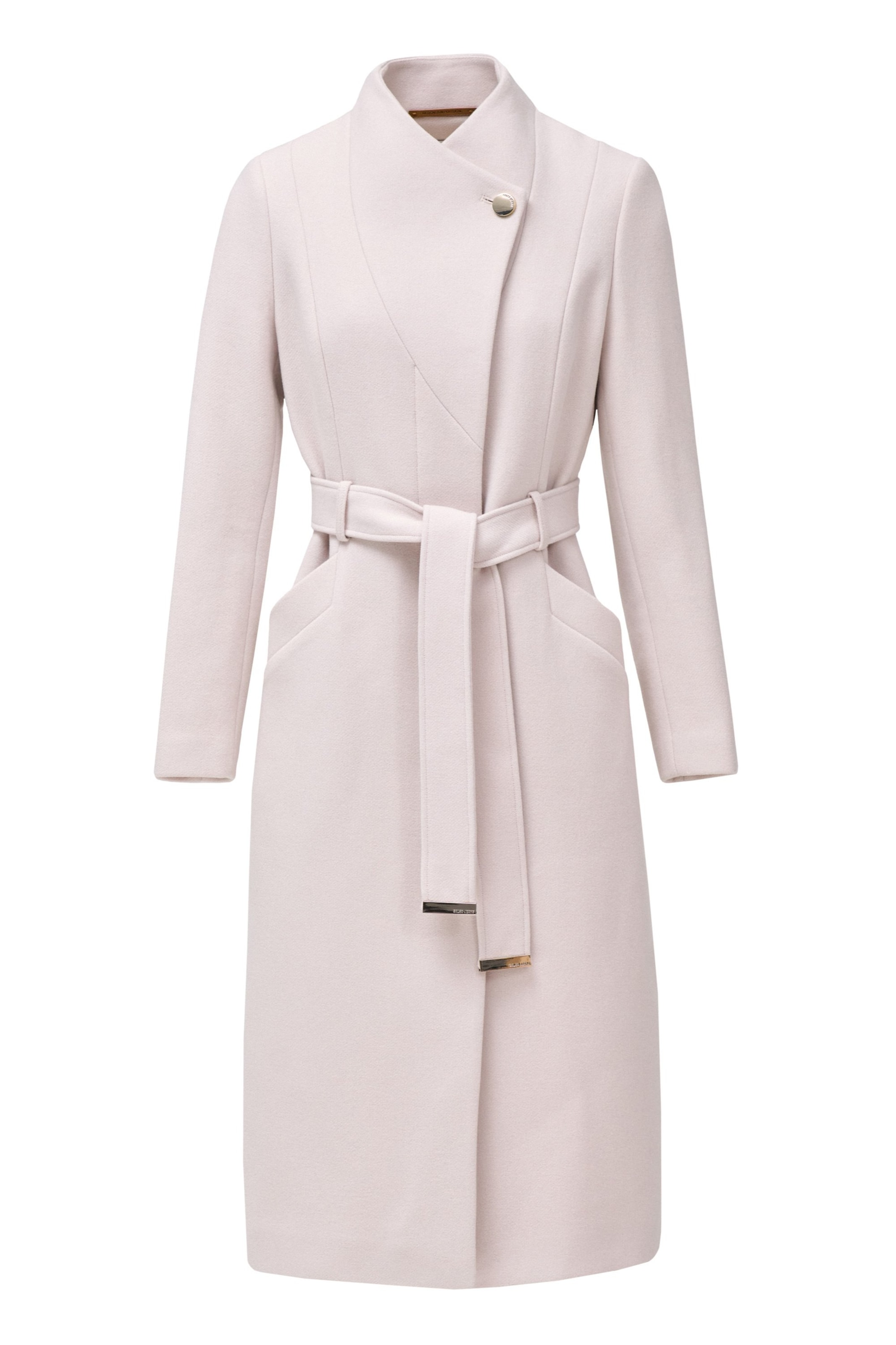 Salsa Jeans Wintermantel in Wit: voorkant