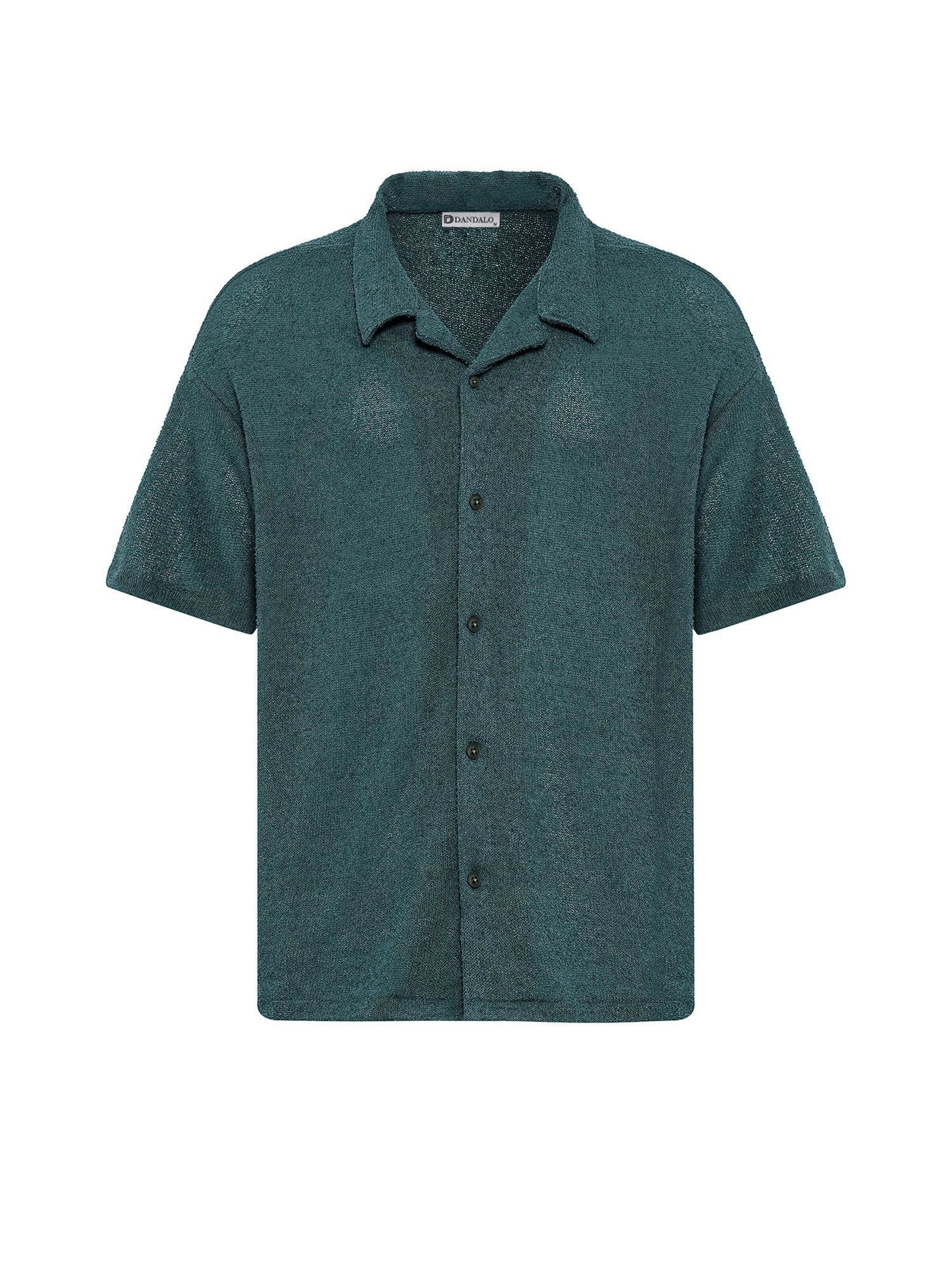 Dandalo Comfort Fit Риза в зелено: отпред