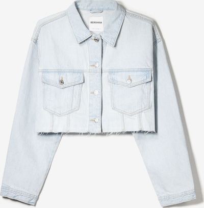 Bershka Välikausitakki värissä sininen denim, Tuotenäkymä