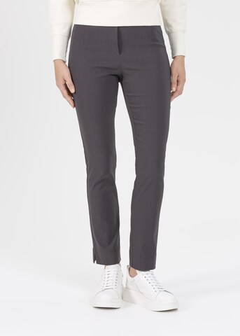 STEHMANN Regular Pants 'Ina' in Grey: front