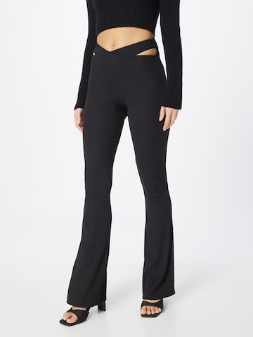 Tally Weijl - Acampanado Leggings en negro: frente