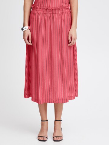 ICHI Skirt 'TALISA' in Red: front