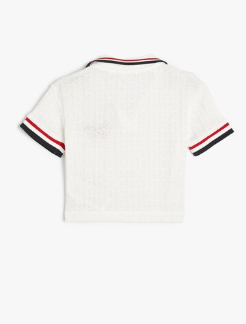 Koton Poloshirt in Weiß