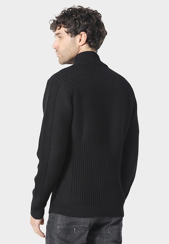 883Police Strickjacke 'Orkney' in Schwarz