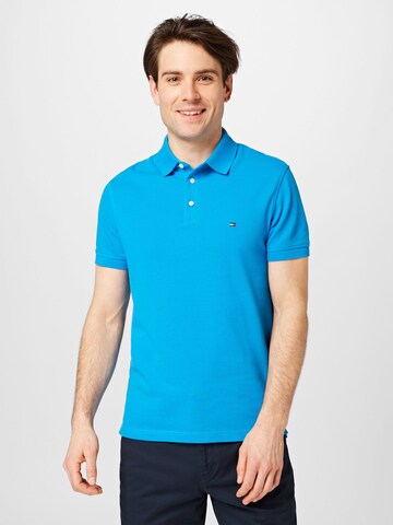 TOMMY HILFIGER T-shirt 'Core 1985' i blå: framsida