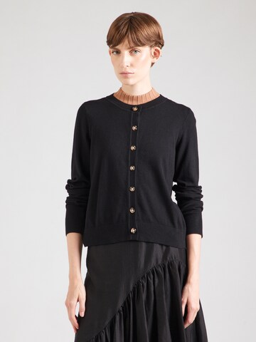 Cardigan 'VMSABA' VERO MODA en noir : devant