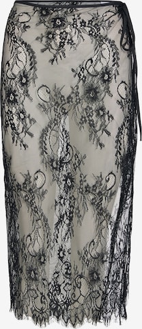 Serviette de plage 'VIAlis' VILA en noir : devant