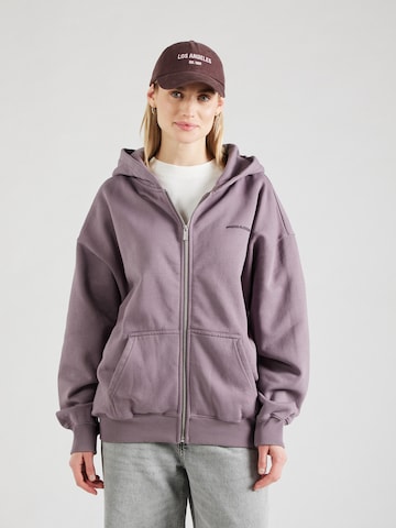 Pegador Sweatjakke 'CLARITA' i lilla: forside