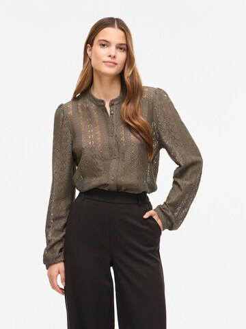 VILA Bluse 'VIChikka' i brun: forside