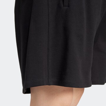 ADIDAS ORIGINALS Wide Leg Shorts in Schwarz