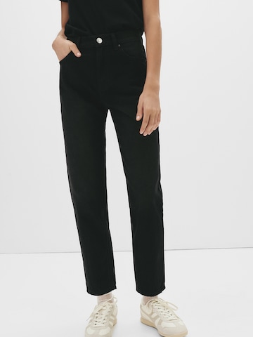 Pull&Bear Regular Jeans in Schwarz: Vorderseite