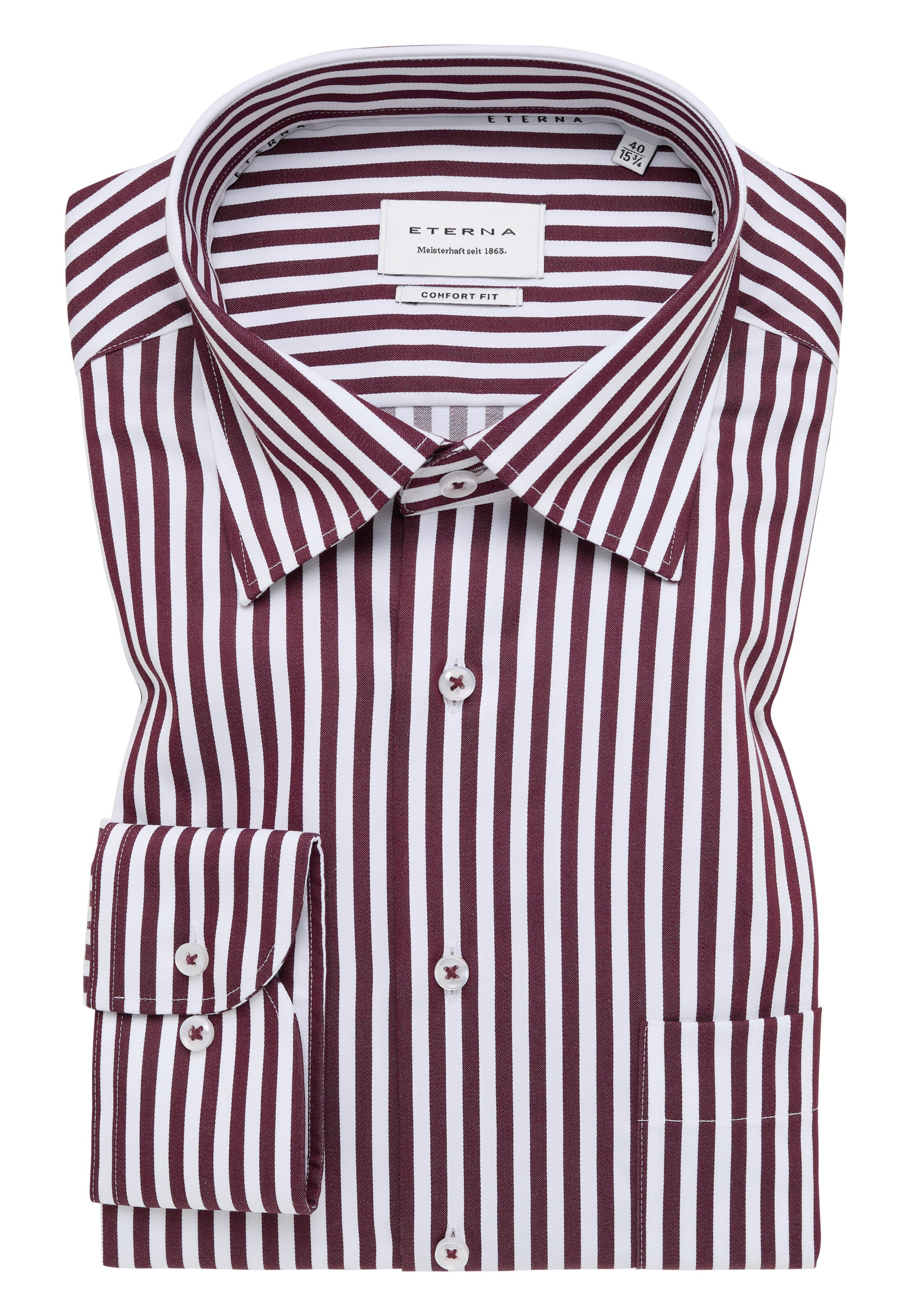 ETERNA Comfort fit Business shirt in Purple