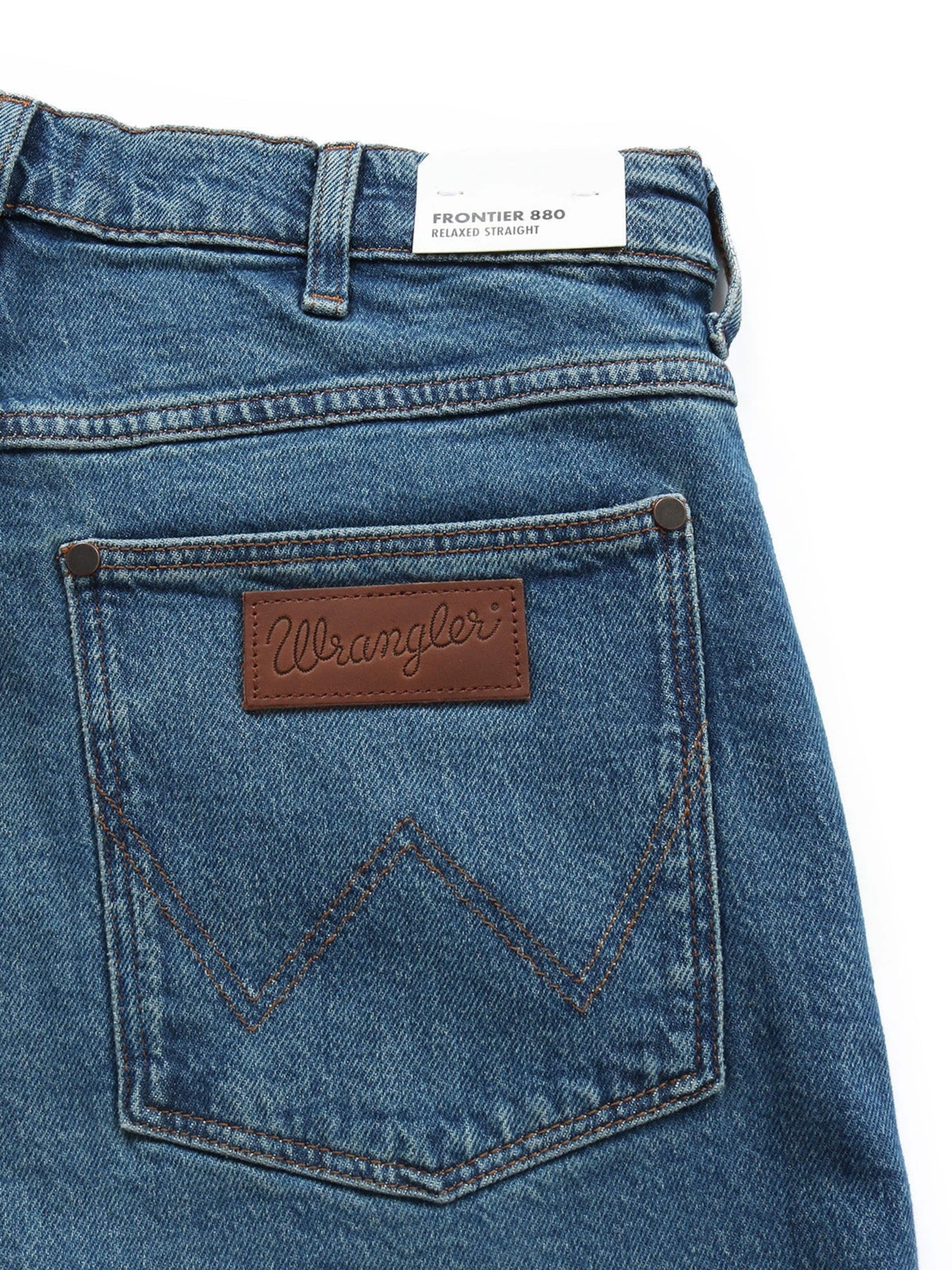 WRANGLER Loosefit Jeans 'RELAXED FRONTIER' i blå