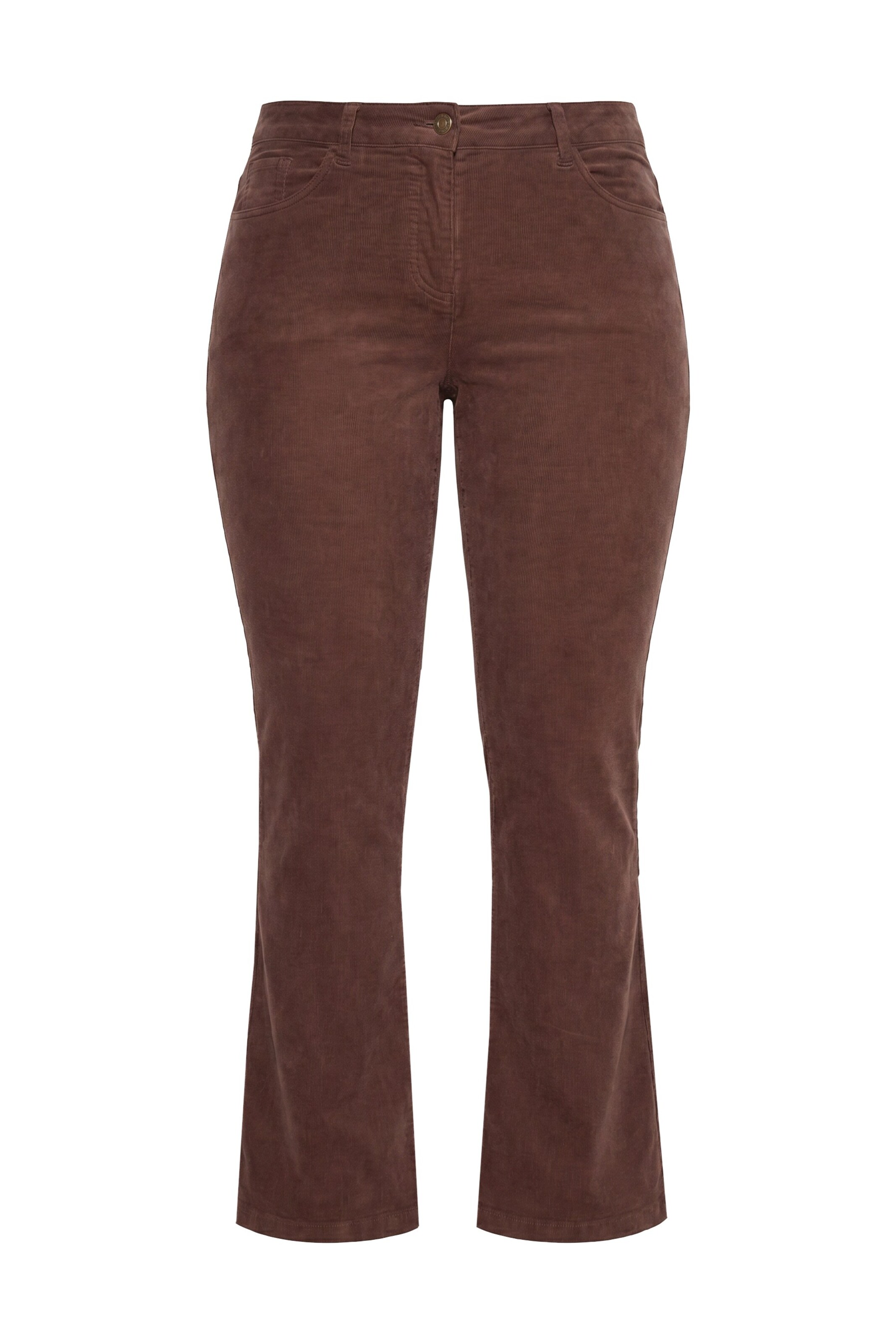 Ulla Popken Broek in Bruin: voorkant