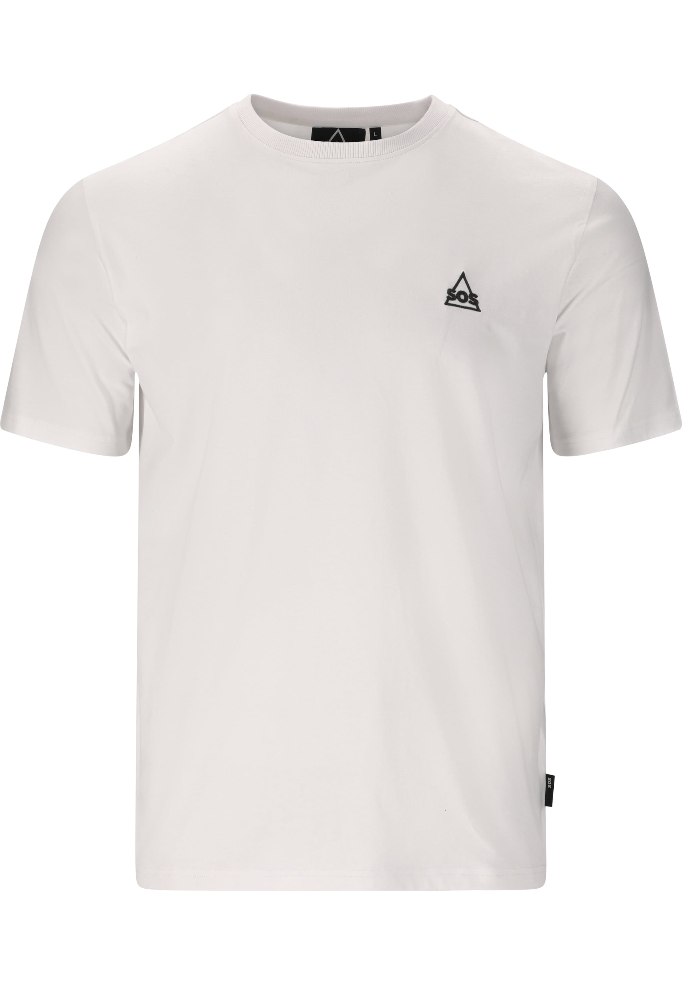 SOS Shirt 'Mera' in Wit: voorkant