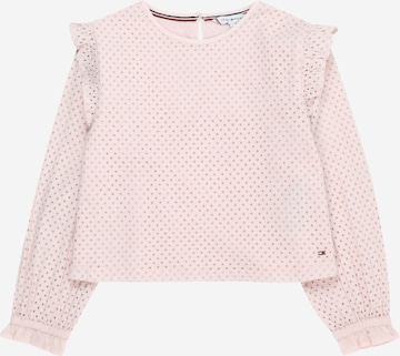 TOMMY HILFIGER - Blusa em rosa: frente