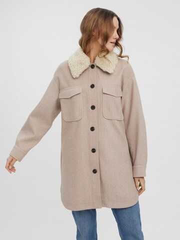 Manteau mi-saison 'Ollie' VERO MODA en marron : devant