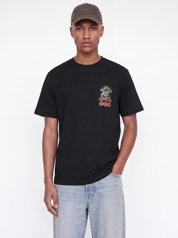 T-Shirt 'JORJAPAN' JACK & JONES en noir : devant