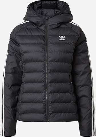 ADIDAS ORIGINALS Демисезонная куртка в Черный: спереди