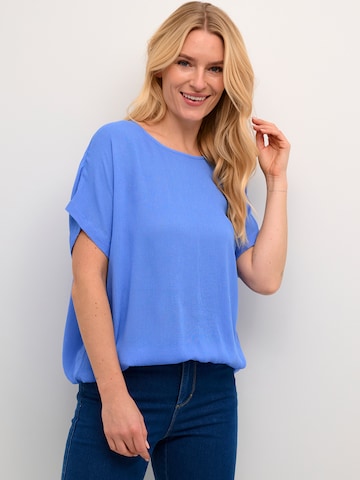 Kaffe Blouse 'Amber Stanley' in Blue: front