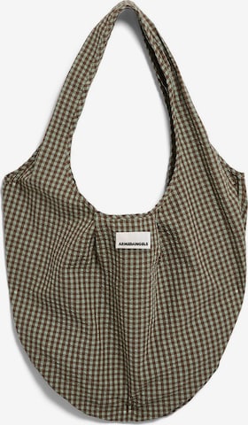 ARMEDANGELS Ostoskassi 'VICHY SEERSUCKER' värissä vihreä: etupuoli