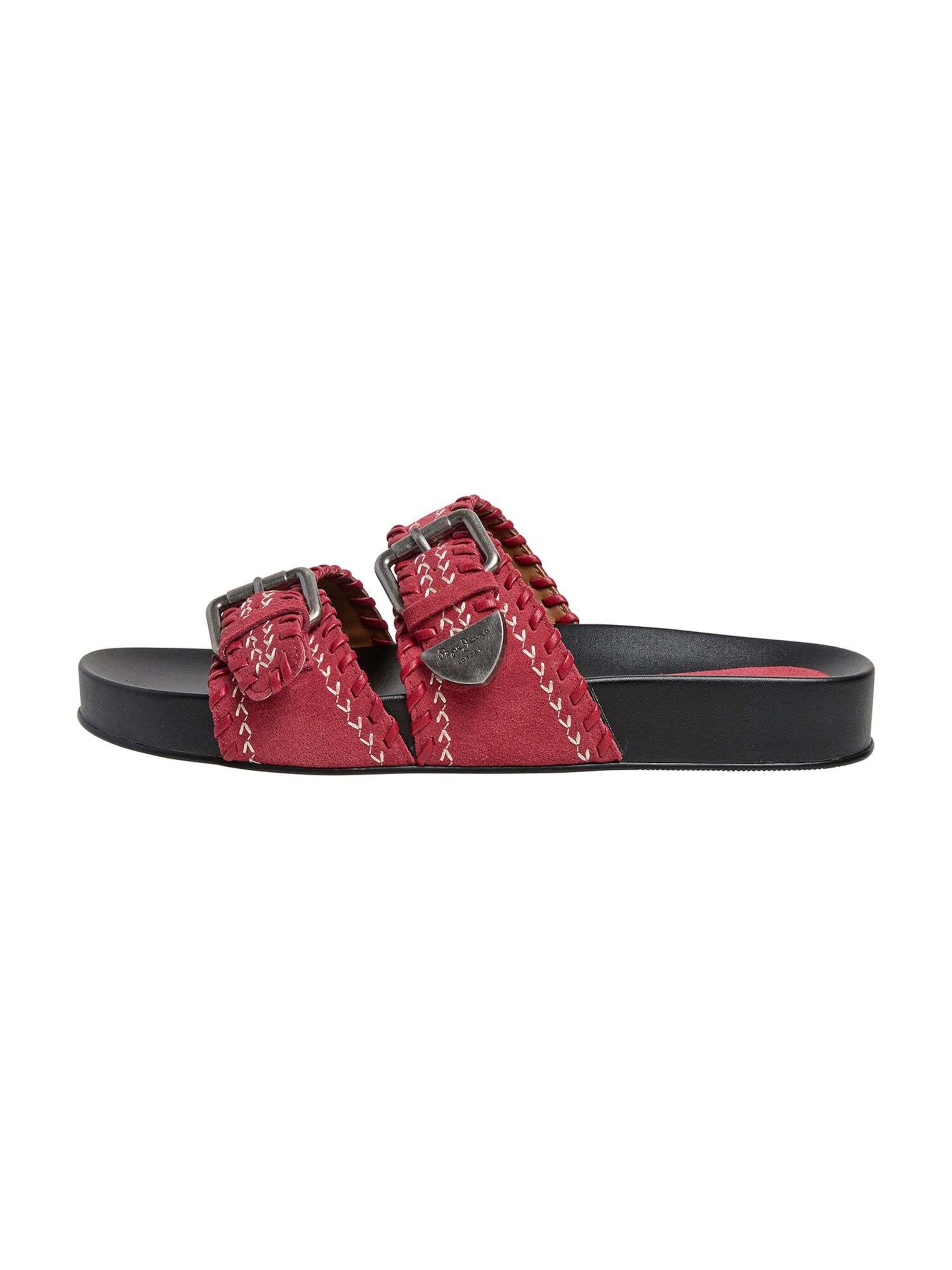 Zoccoletto di Pepe Jeans in rosso: frontale
