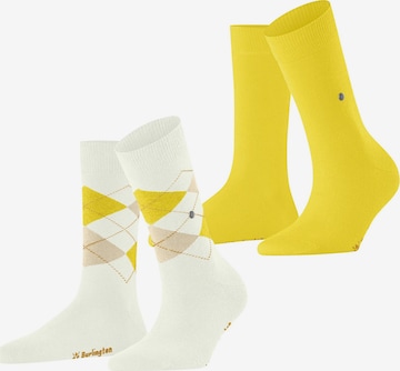 BURLINGTON Socken 'Everyday Mix 2-Pack' in Weiß: Vorderseite