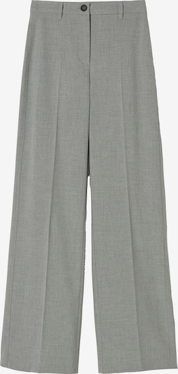 Bershka Trousers with creases in mottled grey, Item view