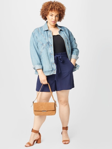 ABOUT YOU Curvy Regular Pants 'Sana' in Blue