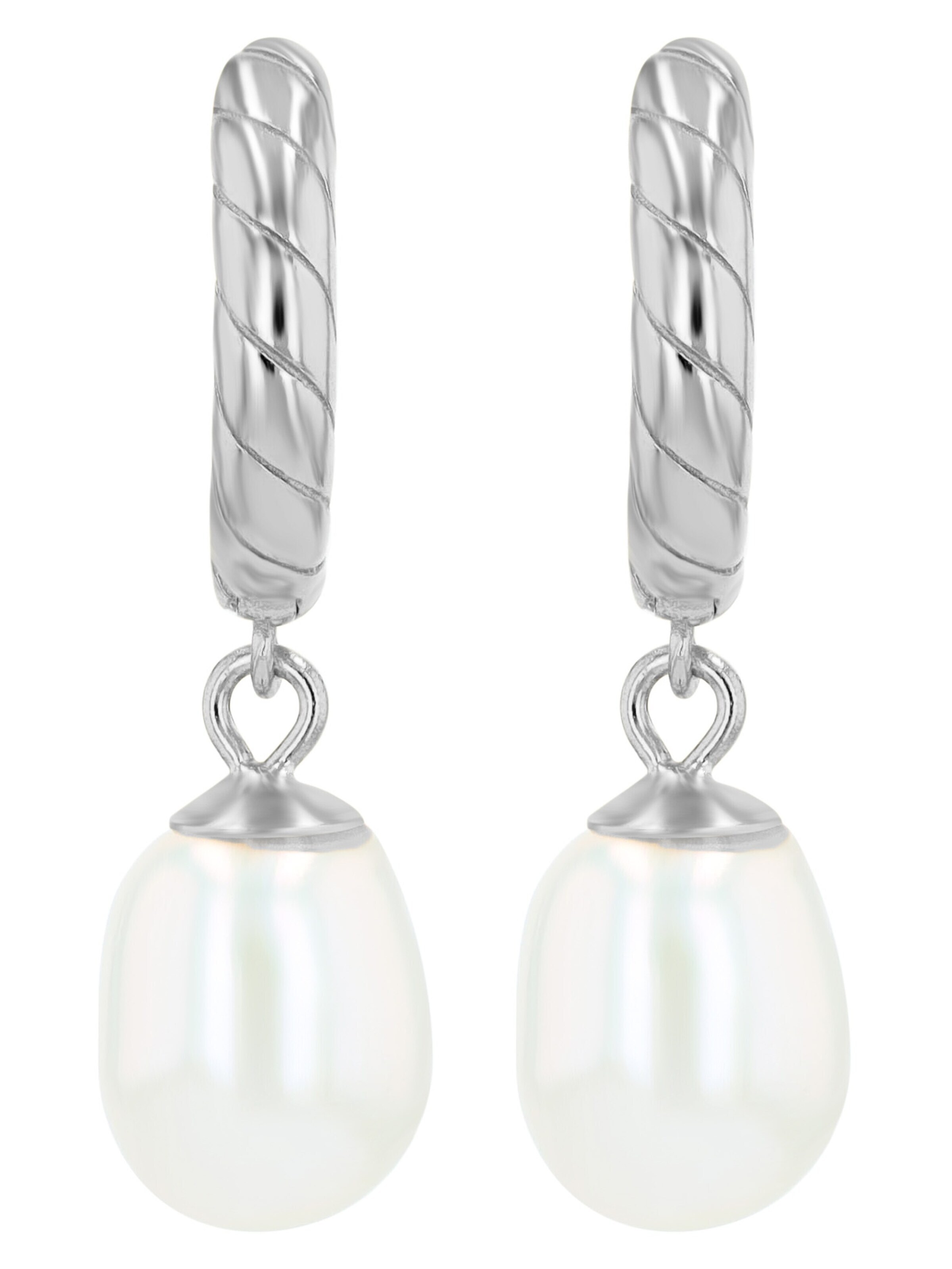 Akzent Ohrringe 'Jenni, 925 Sterlingsilber, langlebig'‌‌‌‌ in Silber: Vorderseite