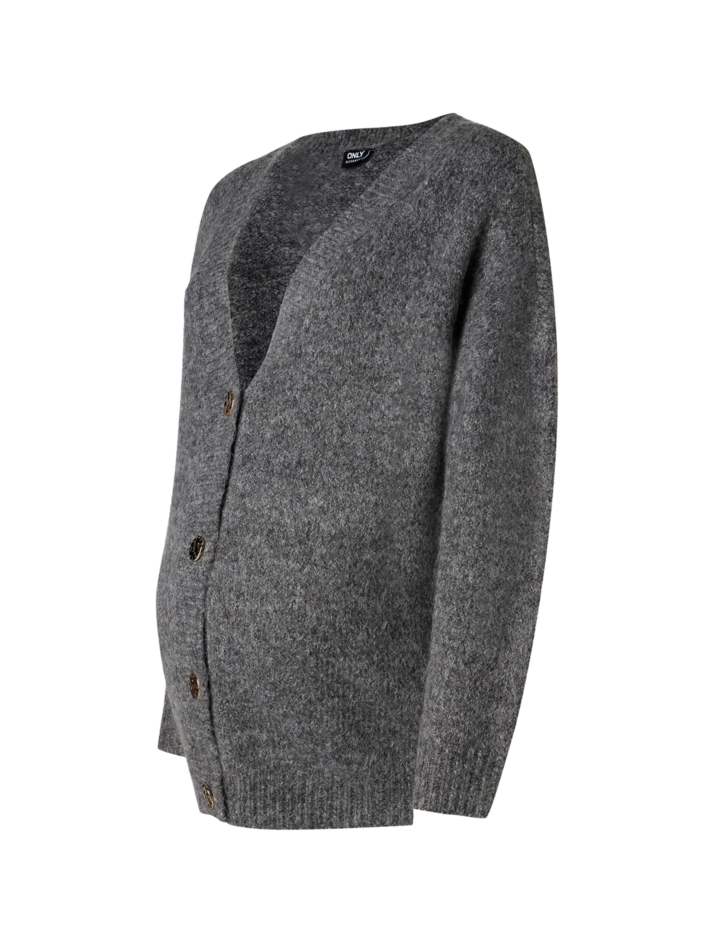 Only Maternity Cardigan 'OLMZOEY' i grå: forside