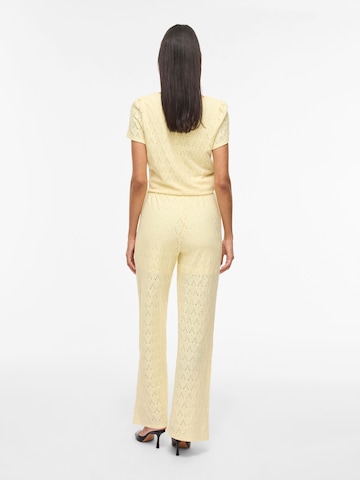 Wide leg Pantaloni 'VIAMalina' di VILA in giallo