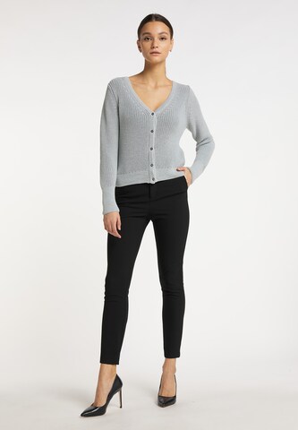 usha BLACK LABEL Knit cardigan in Grey