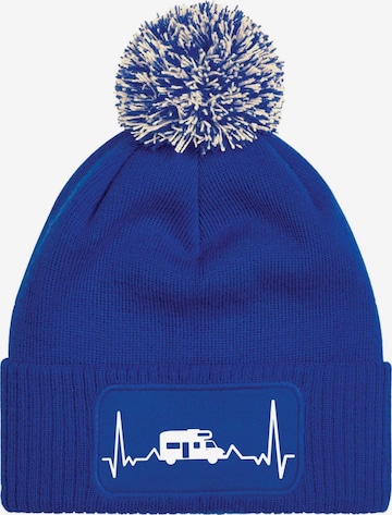 Youth Designz Mütze 'Heartbeat Camping' in Blau: Vorderseite