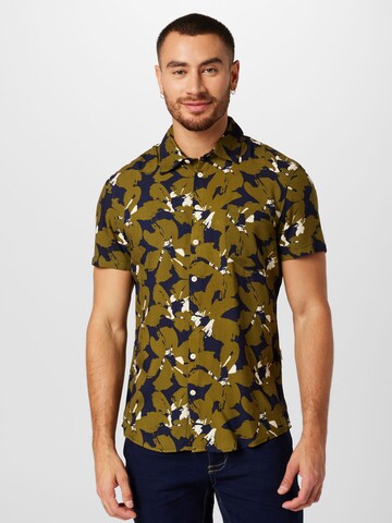 BLEND - Ajuste regular Camisa en Mezcla de colores: frente
