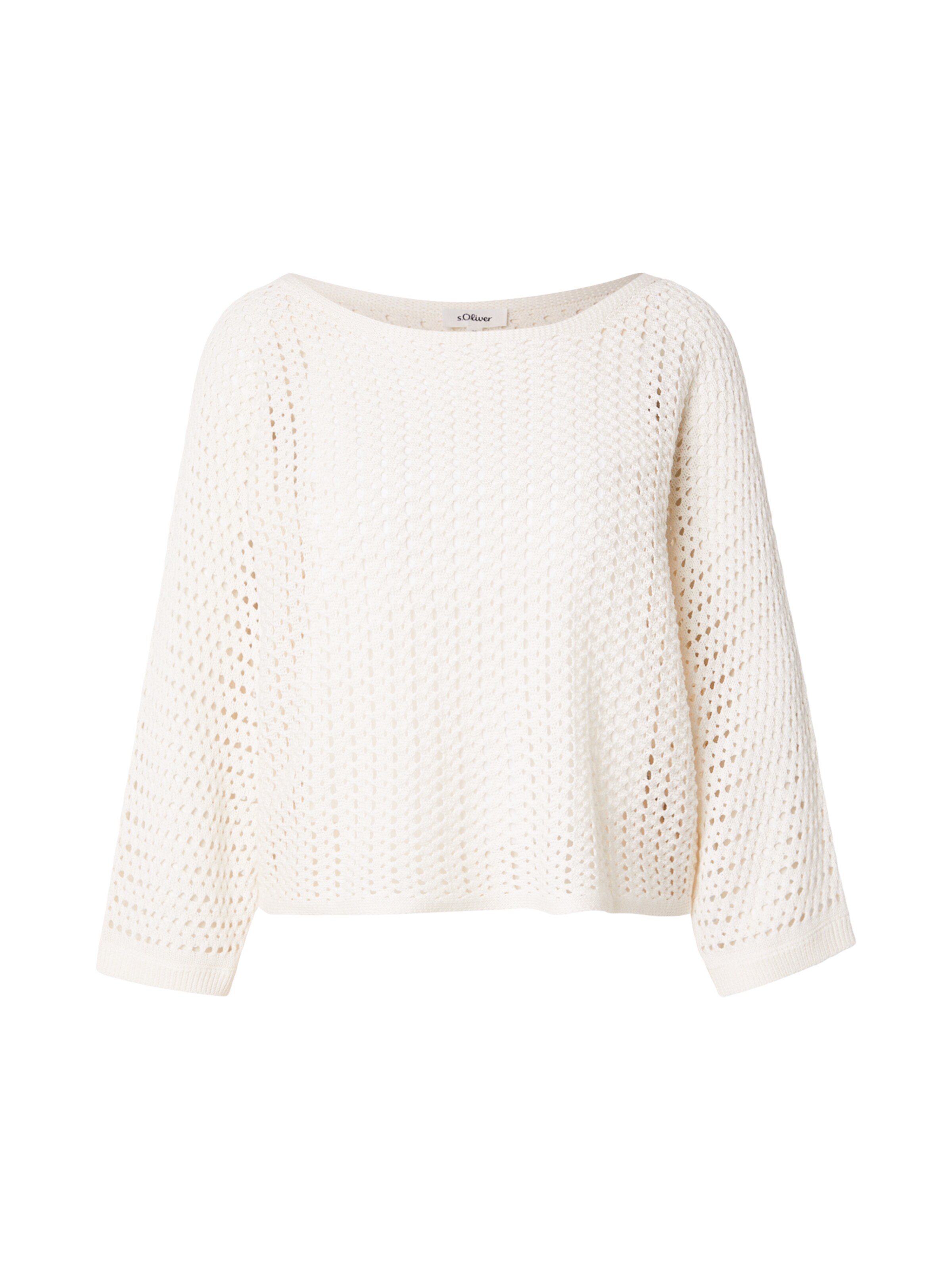s.Oliver Pullover in Beige: Vorderseite