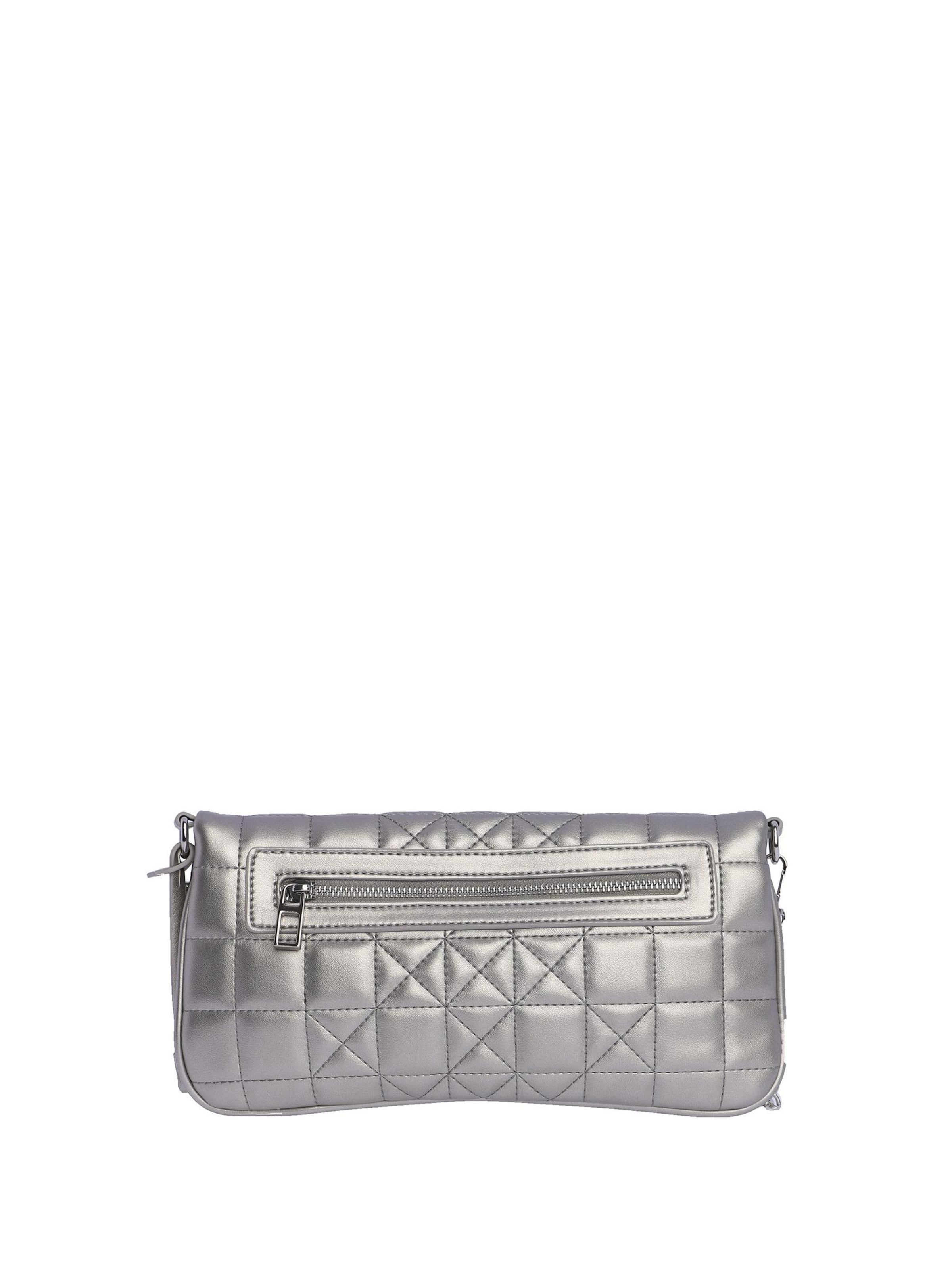 Don Algodon - Bolso de hombro 'Bolso bandolera para mujer DON ALGODON Milena de piel sintética con cremallera' en plata