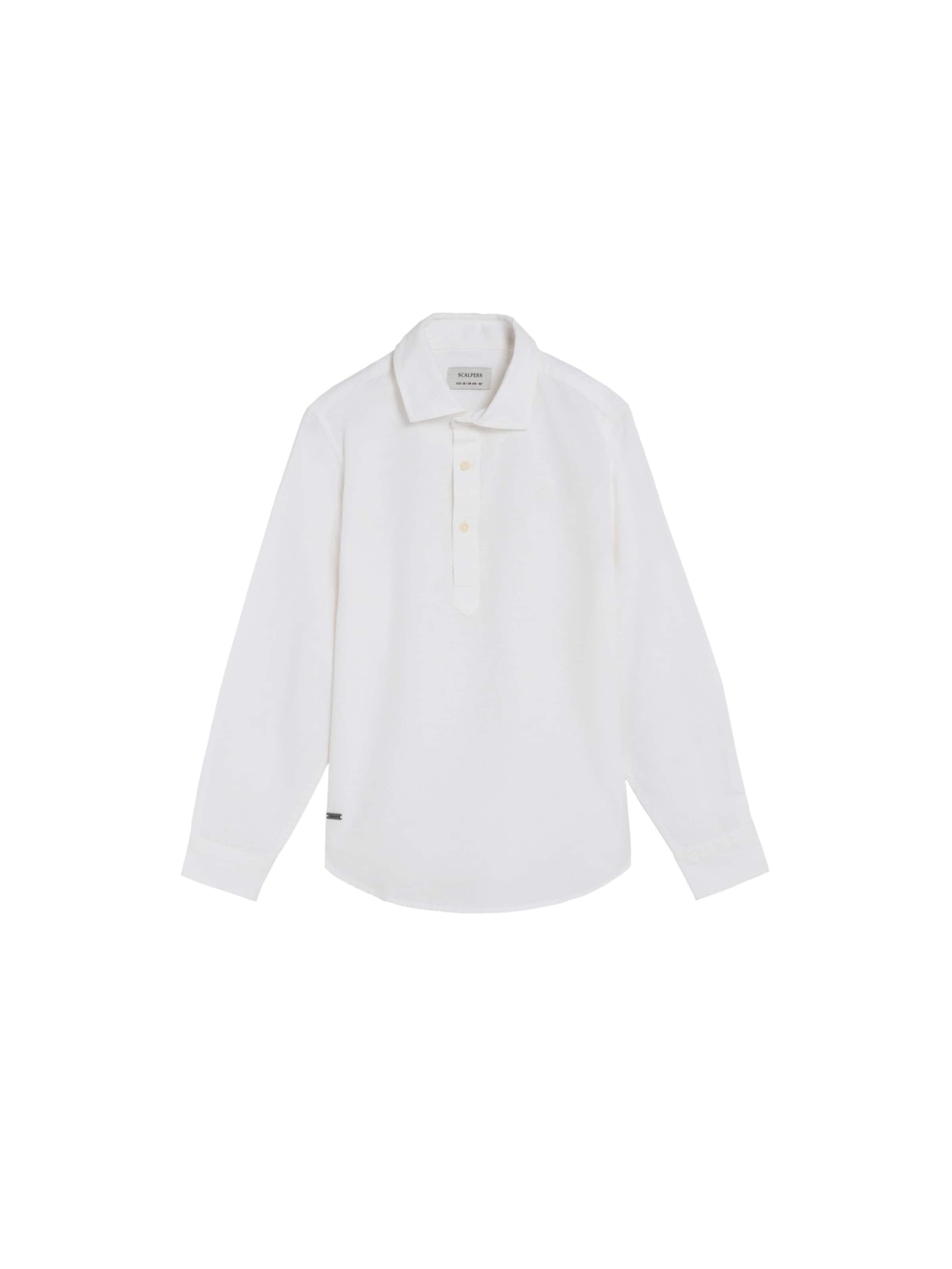Coupe regular Chemise ' ' Scalpers en blanc : devant
